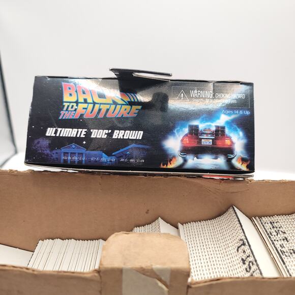 Back To The Future Ultimate Doc Brown Action Figure New In Box NECA Reel Toys - Picture 5 of 7